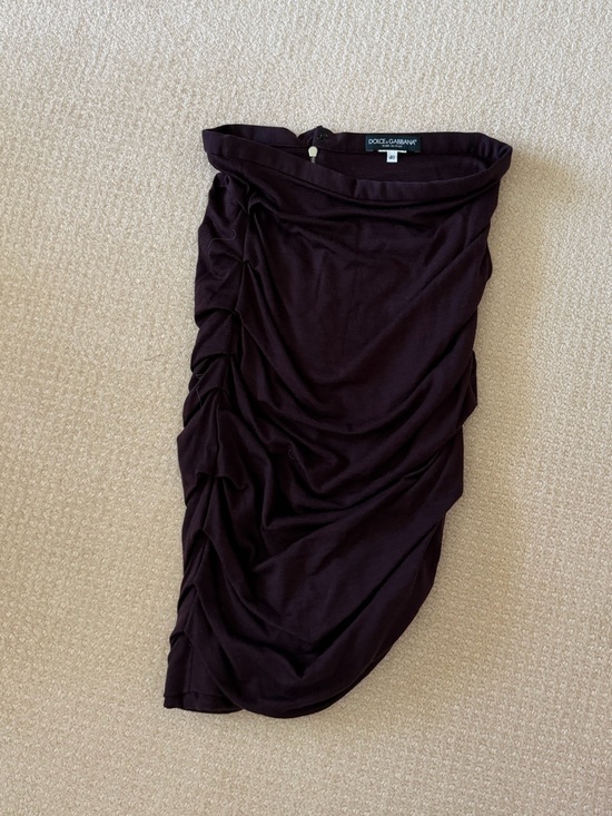 Dolce & Gabbana Dresses & Skirts - Dolce and Gabana Purple Ruched Maxi Skirt